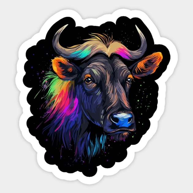 Wildebeest Sticker by JH Mart